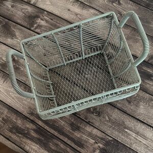 Vintage Wire Storage Basket